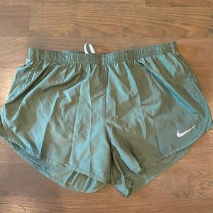 Green Nike Dri-fit Shorts